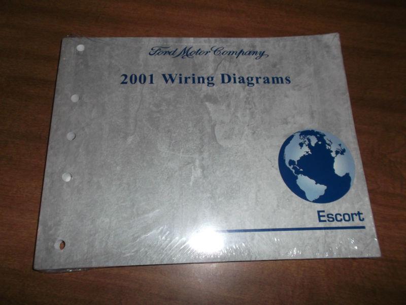 2001 ford escort electrical wiring diagrams service manual oem book dealer