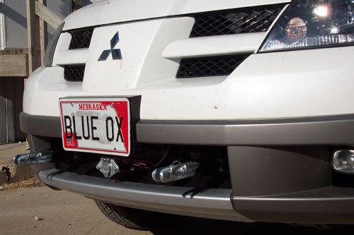 Blue ox bx1958 base plate for mitsubishi montero ltd 03