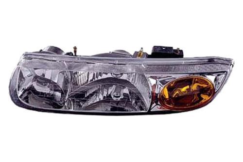 Replace gm2502206 - 2000 saturn s-series front lh headlight assembly