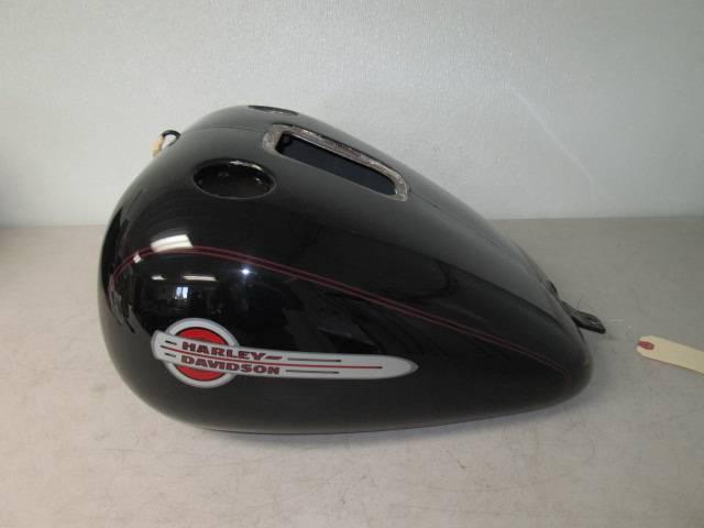 Used harley-davidson 2000-06 softail fuel gas tank. black