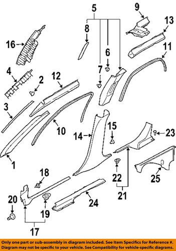 Subaru oem 94061sa050 interior-carpet trim