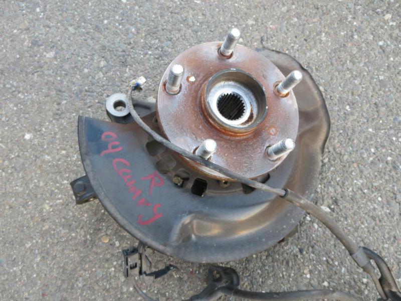 04 05 06 07 08 09 10 11 12 toyota camry righ front spindle/knuckle 4 cyl oem