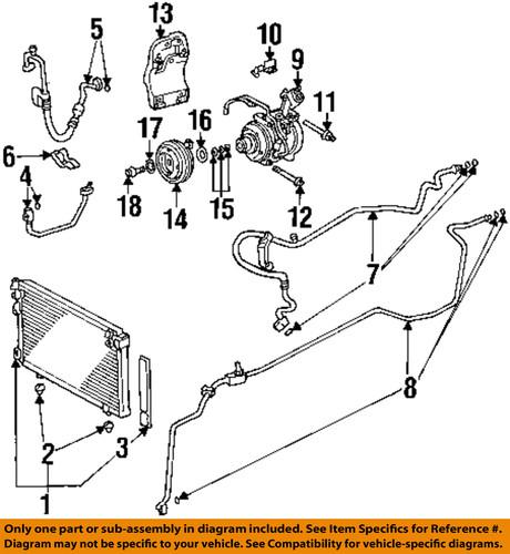 Toyota oem 8846048020 a/c condenser