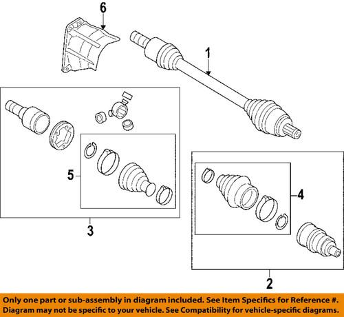 Volkswagen oem 1k0498201d cv joint boot kit/cv boot