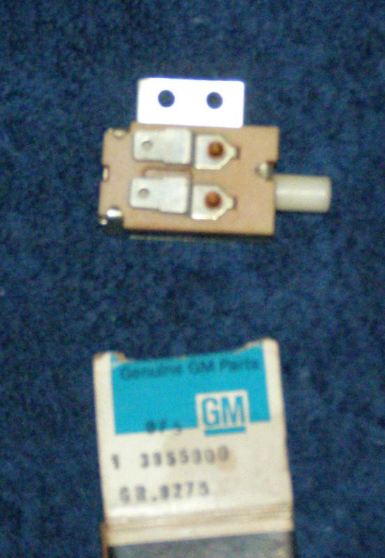 Gm# 3955900 compressor & low blower switch