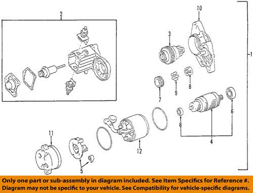 Toyota oem 281005010184 starter/starter motor