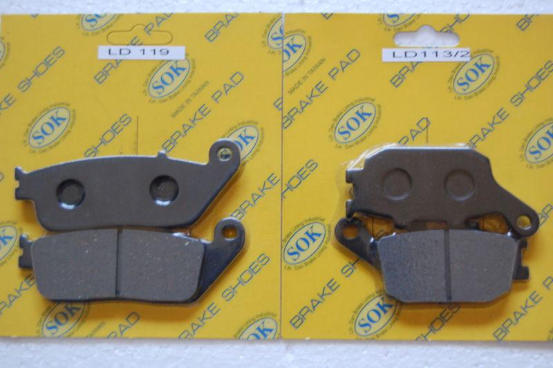 Front&rear brake pads for honda vtx 1300 vtx1300 vtx1300c vtx1300r vtx1300s