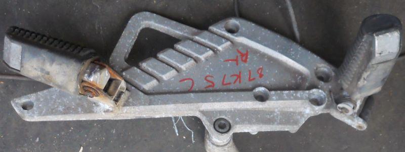 1987 bmw k75 k100 k75c right side footpeg bracket  non abs