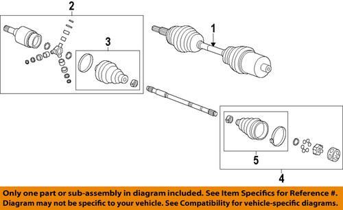 Chevrolet gm oem 13334713 cv half-shaft/cv axle shaft