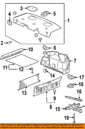 Pontiac gm oem 22703749 interior-rear-sill trim