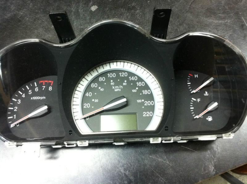 07 08 09 kia spectra speedometer cluster oem kmh canadian kph 30k-km box9d17/14