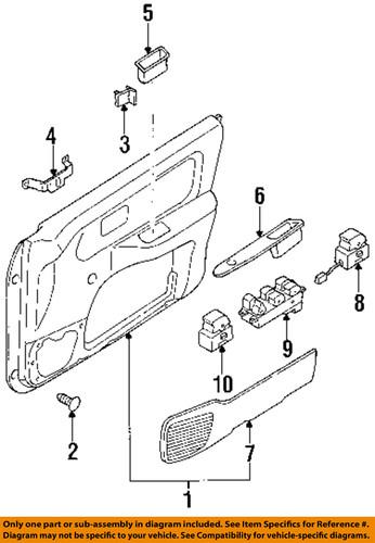 Nissan oem 0155309841 front door-door trim panel clip