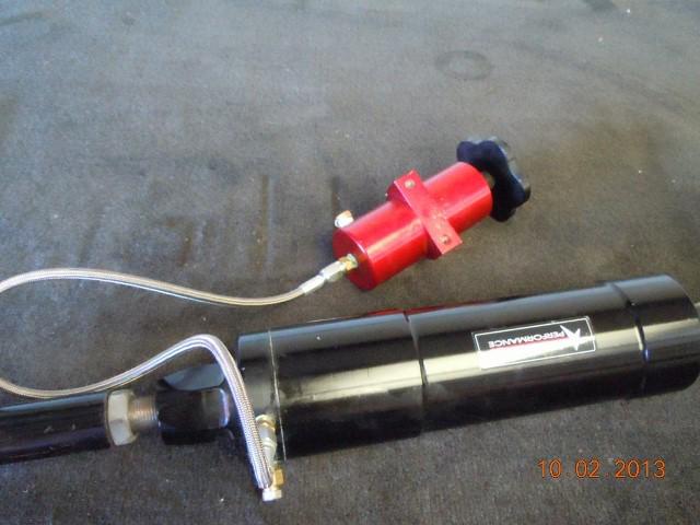 Hydraulic pull bar third link all56177