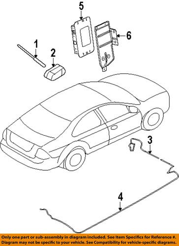 Ford oem as4z18936a antenna-base