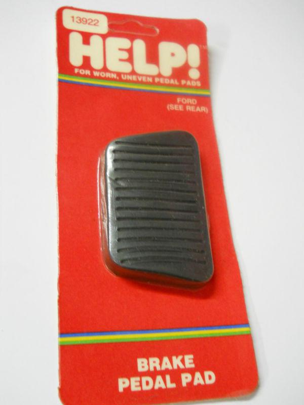 Help 13922 brake & clutch pedal pad for 1981-1986 ford & mercury cars