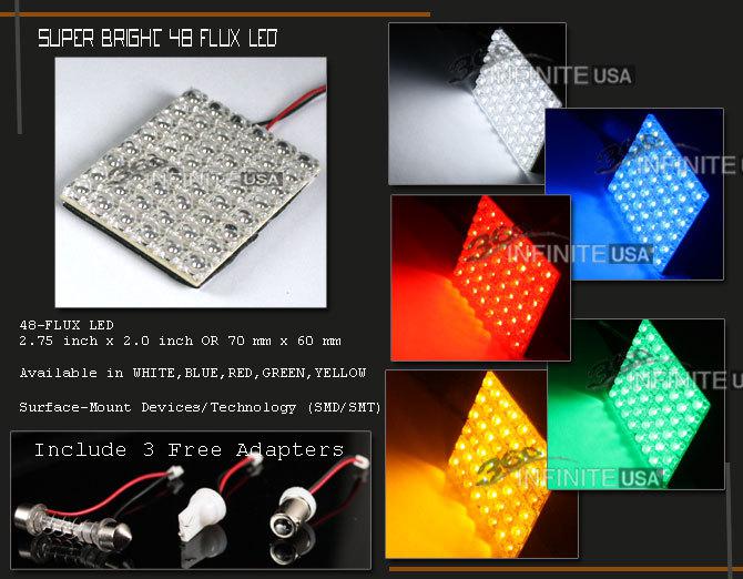 48-led dome led lights 168/194/3022/t10/ba9s festoon