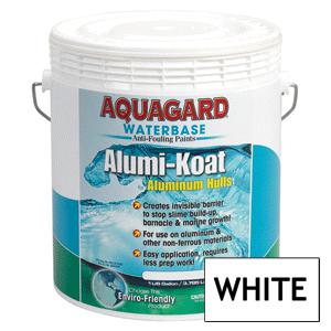 Brand new - aquagard ii alumi-koat anti-fouling waterbased - 1gal - white - 7010