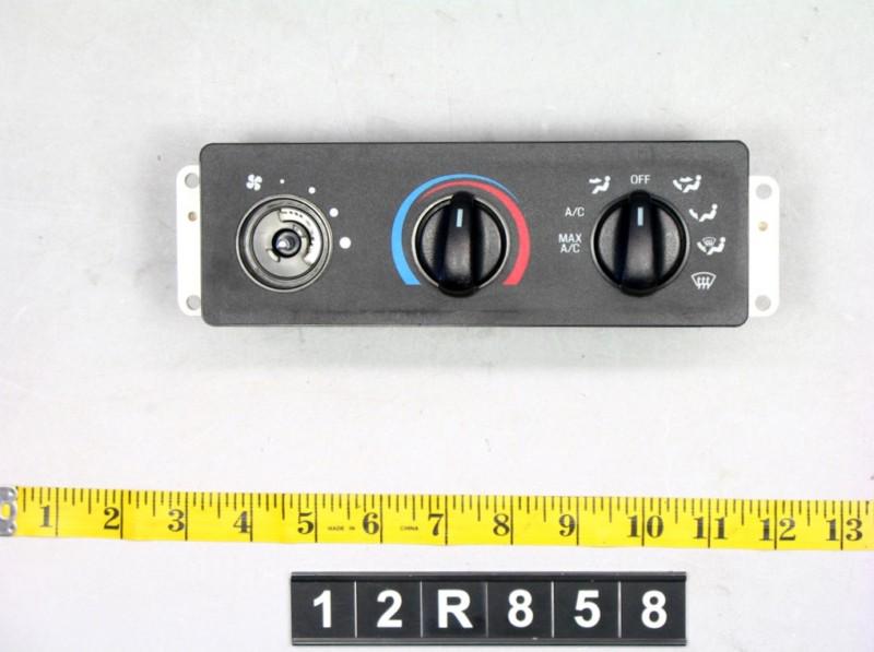 01 f250 temperature climate control ac heat unit panel switch 12r858