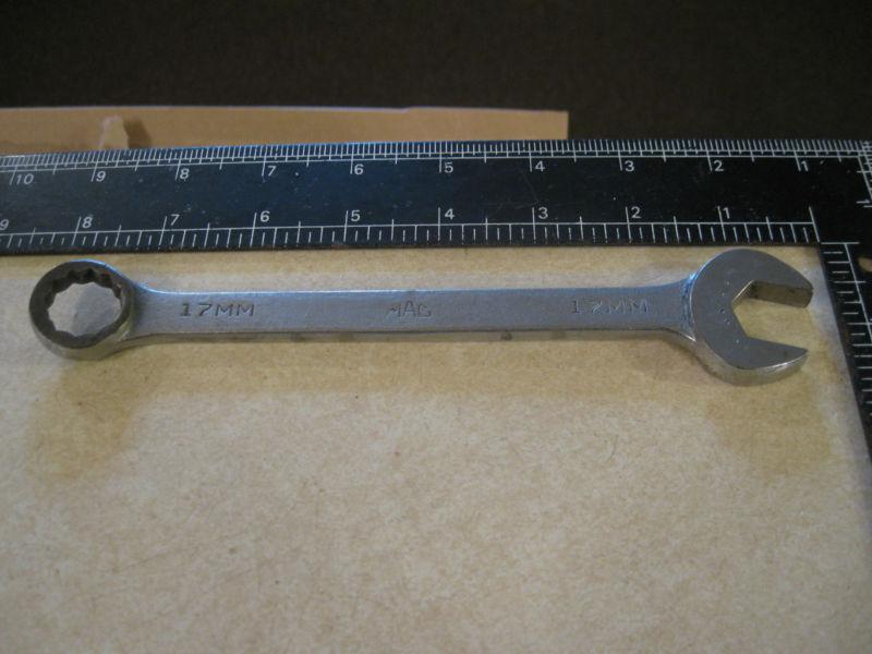 Mac 12pt   chrome combination metric wrench 17mm