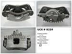 Undercar express 10-18224 front left rebuilt caliper with pad