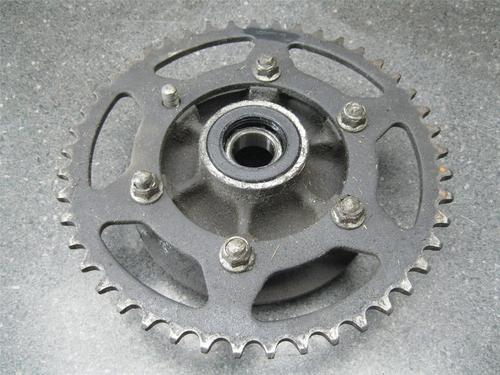 09 kawasaki ninja 250r ex250 ex 250 hub & 45 tooth sprocket 81a