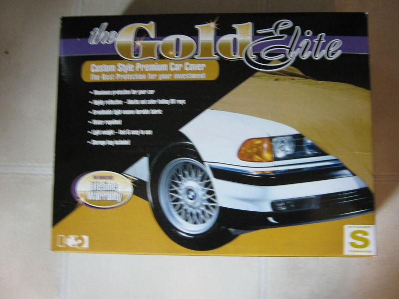 Nos gold elite car custom cover chevy porsche amc small nib monza vega