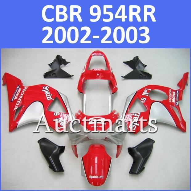 Fit honda 02 03 cbr954rr cbr 954 rr 2003 2004 fairing kit abs plastics f9 d10