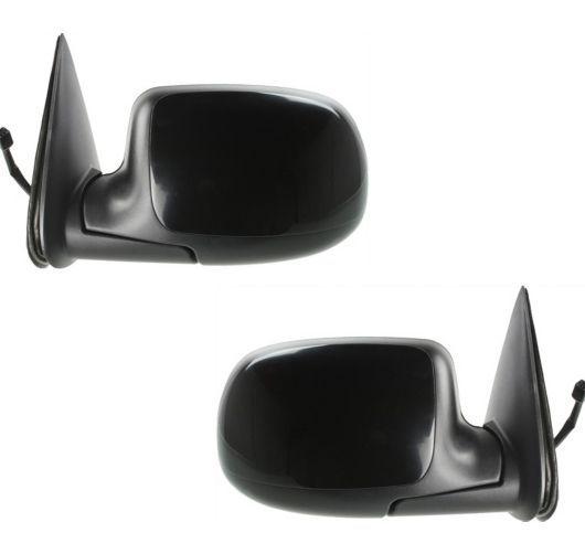 New pair set power side view mirror glass housing 99-02 chevrolet gmc truck