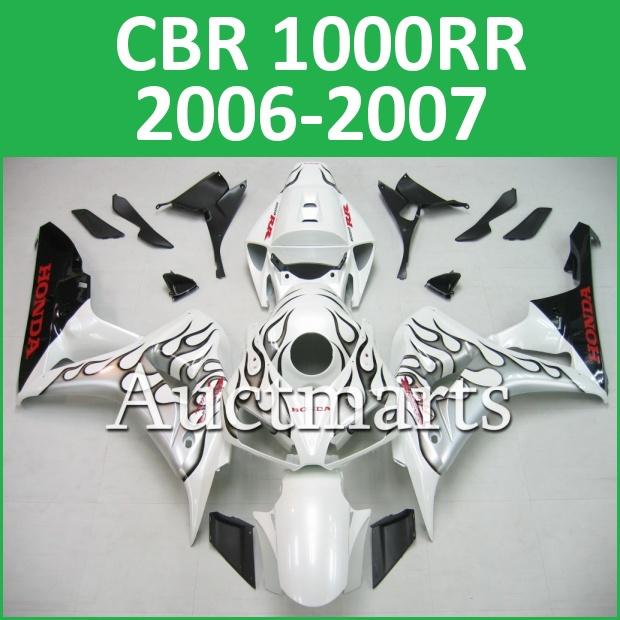 Fit honda 06 07 cbr1000rr cbr 1000 rr 2006 2007 fairing kit abs plastics e22 c03