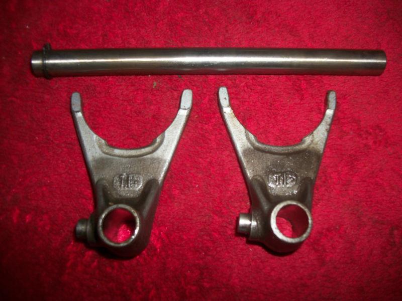 Drag bike kz z1 vintage small shift forks (t-1 stamp) 73-80 kawasaki (no marks)