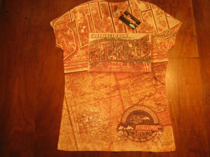 2013 sturgis motorcycle rally women's xxl shirt 73rd annual black hills motor 