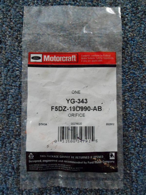 A/c orifice tube, motorcraft -new- ford#f5dz-19d990-ab