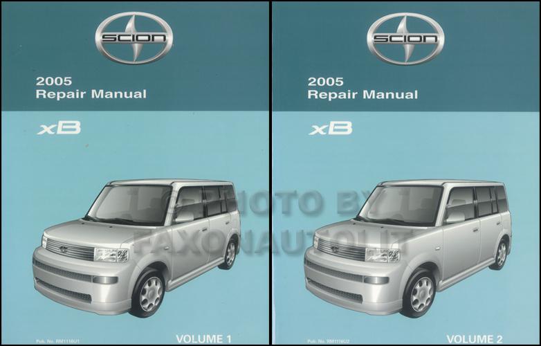 2005 scion xb repair shop manual original 2 volume set repair service books oem