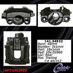 Centric parts 141.34532 rear left rebuilt caliper with hardware