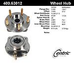 Centric parts 400.63012e front hub assembly