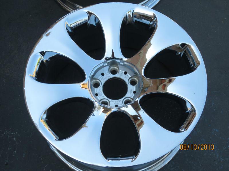 19" bmw 650i factory oem chrome wheel bmw 645i 650ci replacement or spare rim