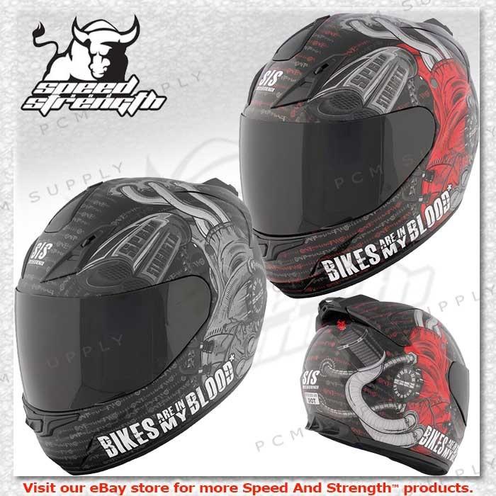 Speed & strength ss1000 bikes are in my blood motorcycle street helmet