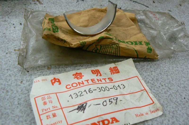 Nos honda oem bearing b connecting rod 1969-1978 cb750 k - k8 13216-300-013