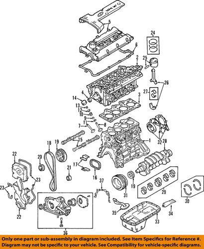 Hyundai oem 22441-23762 engine valve cover gasket/valve cover gasket