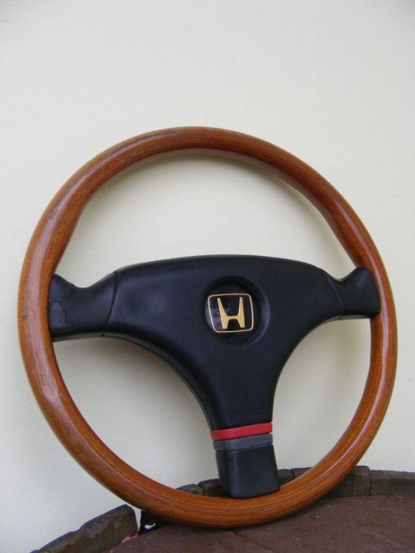 Very rare optional oem honda 89-02 wooden steering wheel momo edm jdm old school