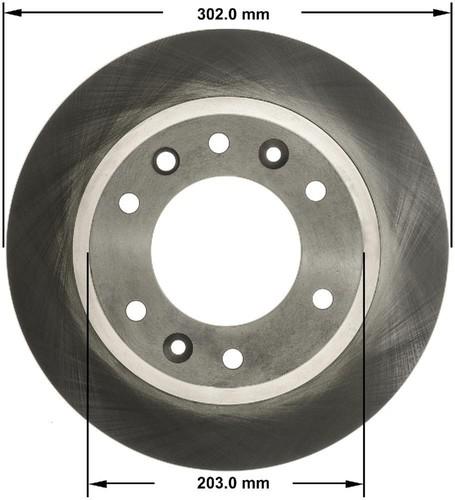 Bendix prt5780 rear brake rotor/disc-disc brake rotor