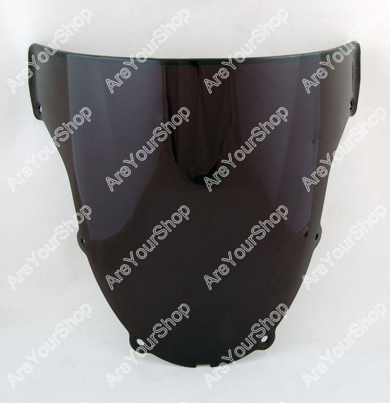 Windshield windscreen double bubble kawasaki zx6r zx6-r 636 2003-2004 black