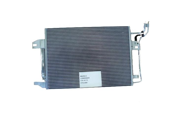 Replacement ac condenser parallel flow type 09-10 2009-2010 mazda 6 gs3l61480b