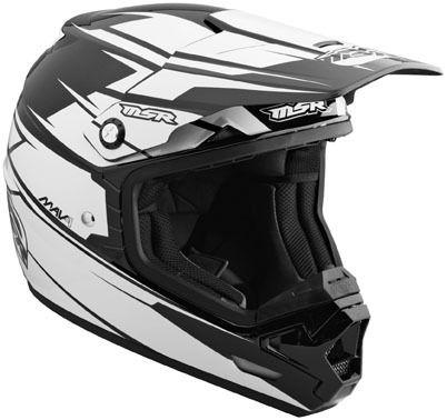 Msr 2014 adult helmet mav1 twisted blk/wht size small sm