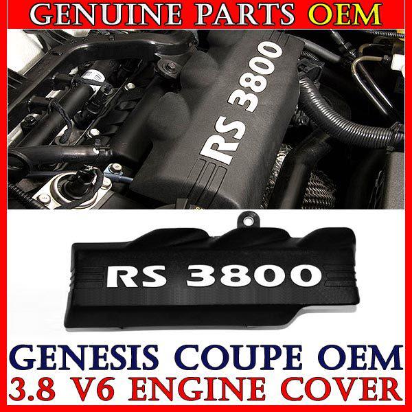 Oem rs 3800 engine plate cover assy for 2008-2013 hyundai genesis coupe 3.8l v6