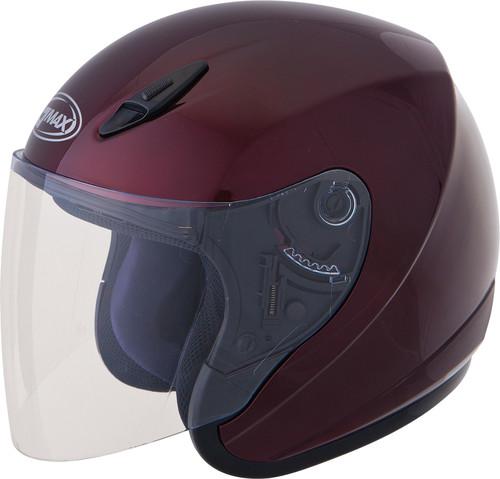 G-max gm17 spc motorcycle helmet wine red x-small