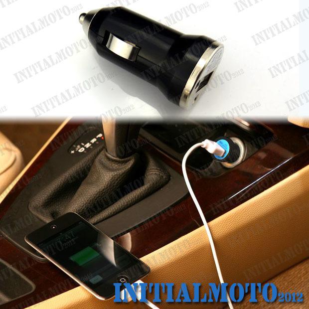 Mini black bullet usb adapter car truck suv charger for cell phone mobile mp3 s4