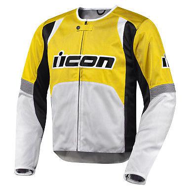 Icon jacket overlord textile yellow md 2820-1970