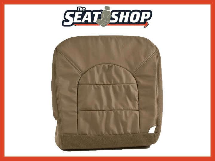 2000 ford f250/350 med parchment leather seat cover lh bottom