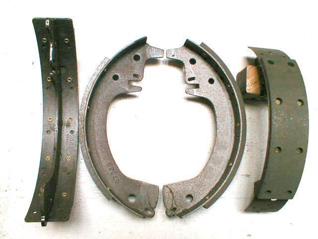 Riveted  brake shoes #77r kaiser jeep jeepster & vj willys utility delivery s/w